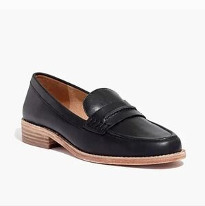 Madewell True Black The Elinor Loafer Size 5-1/2